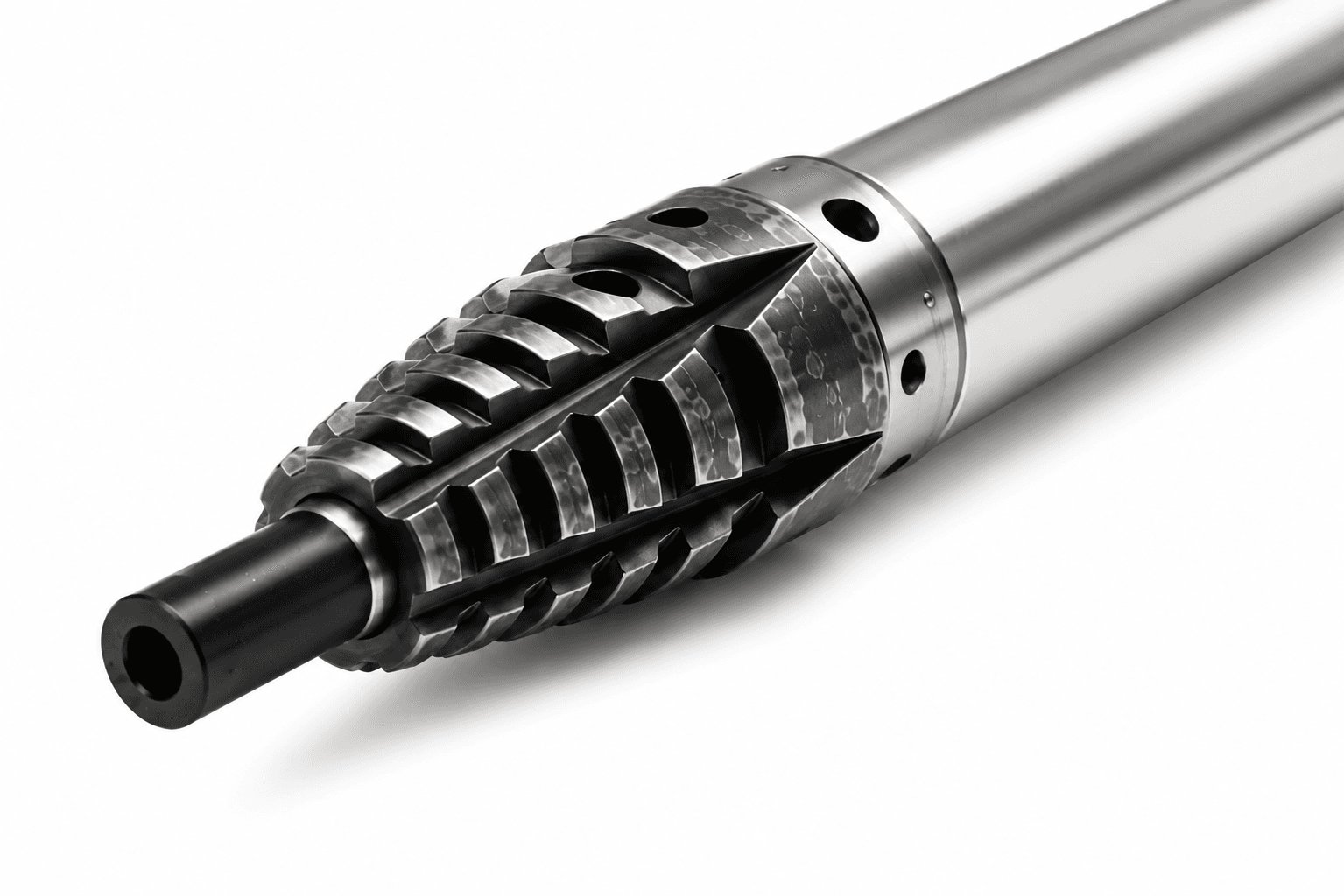 Close-up of BORVEX BX75 pneumatic piercing tool head